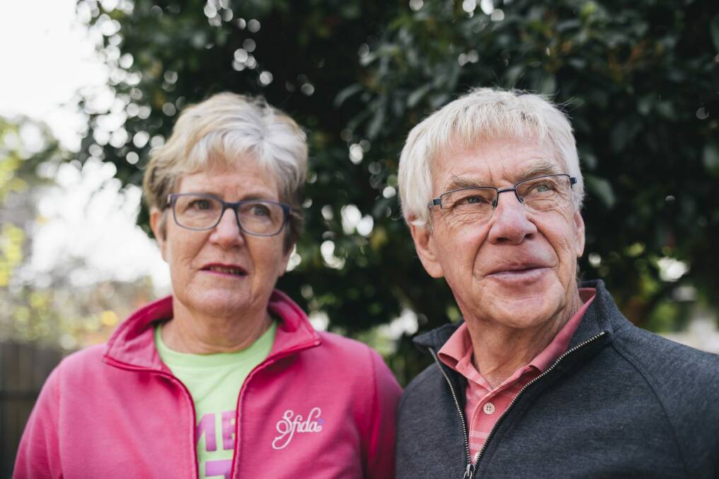 Phil and Helen Pellatt, of Scullin, have lost their age pension because of the government's new ''10 per cent cap''. Photo: Rohan Thomson