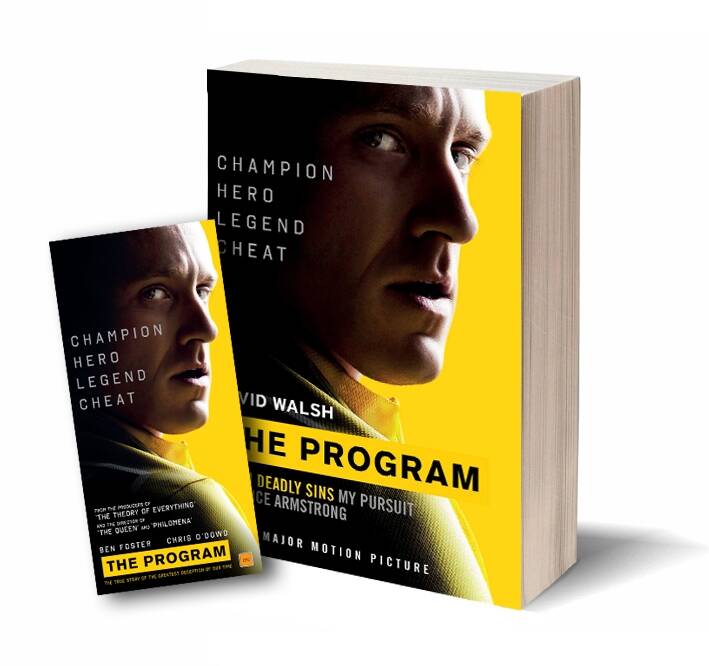Win one of three prize packs containing a movie double pass and a copy of the book <i>The Program</i> about Lance Armstrong. Photo: Supplied