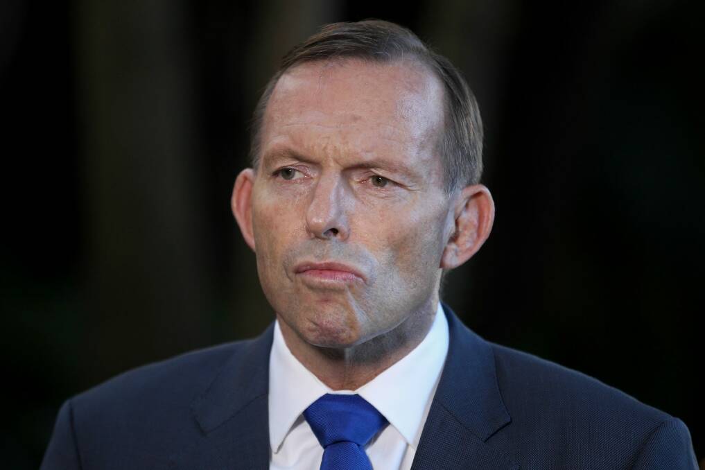 Will Tony Abbott go quietly, or will he try to pull the house down?  Photo: Alex Ellinghausen
