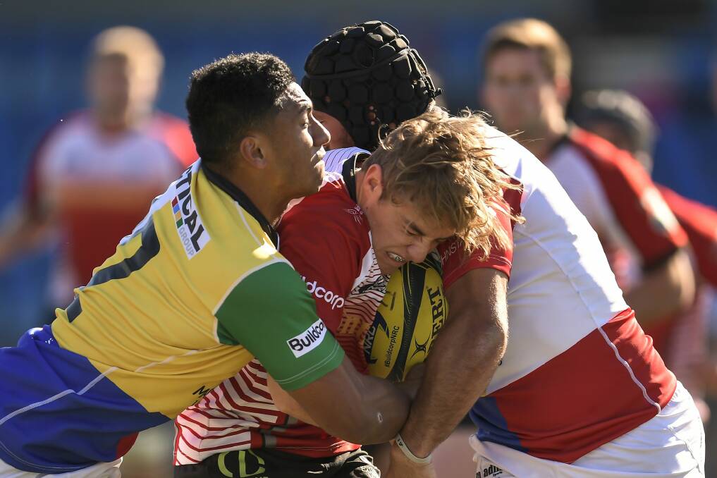 Crushed: The Canberra Vikings were hammered by the Sydney Rays on Saturday. Photo: Brett Hemmings