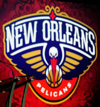 The new New Orleans Pelicans logo. Photo: Stacy Revere