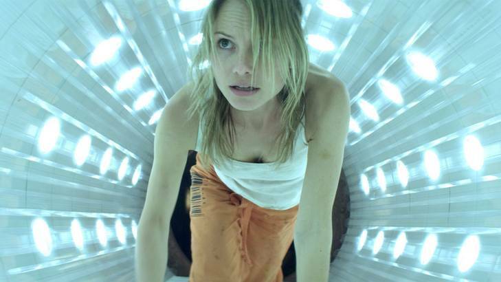 Premiere ... Amber Clayton plays Eve in <i>Crawlspace.</i>