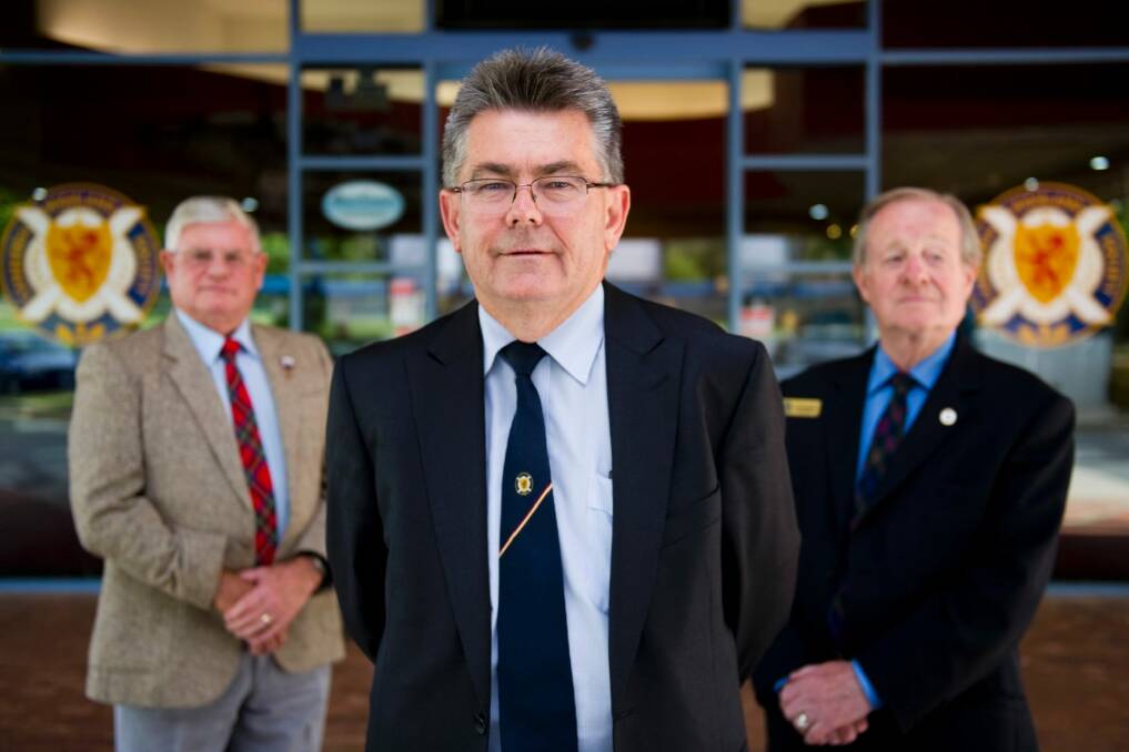 Burns Club president Athol Chalmers, who heads the breakaway clubs group that the golf club has now joined. Photo: Jay Cronan