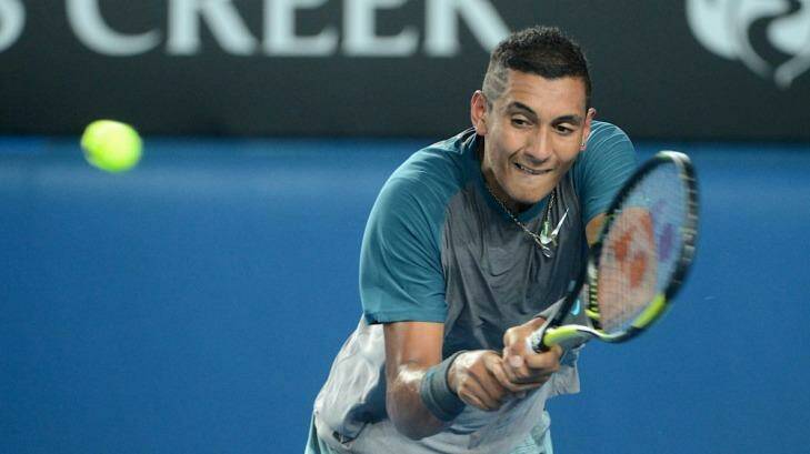 Back on track: Nick Kyrgios is aiming at getting into the French Open for the second time and Wimbledon for the first. Photo: Pat Scala