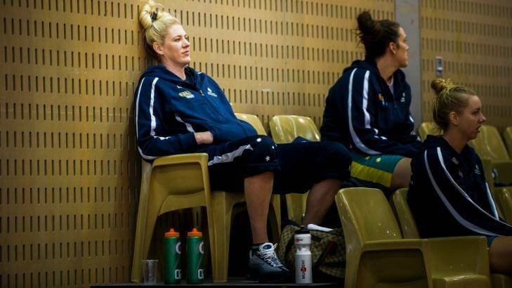 Opals star Lauren Jackson will sit out the next 12 weeks after having minor knee surgery. Photo: Rohan Thomson