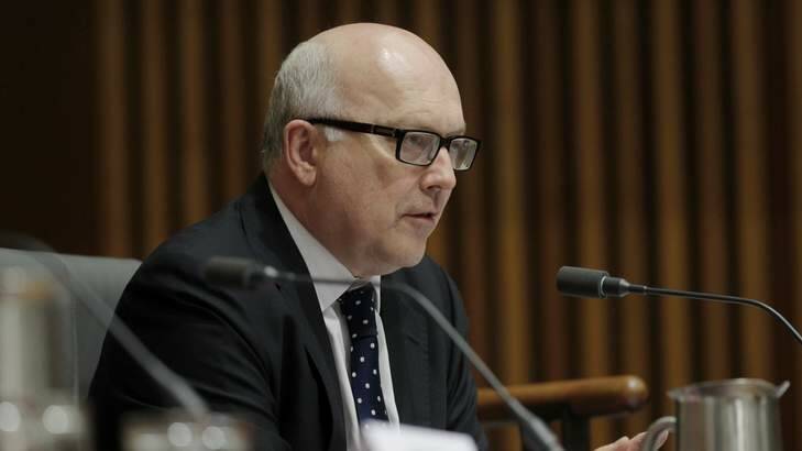Federal Liberal senator and Attorney-General George Brandis. Photo: Andrew Meares
