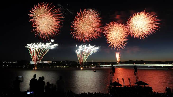 Regatta point fireworks on Australia Day eve, 2011. Photo: Andrew Sheargold