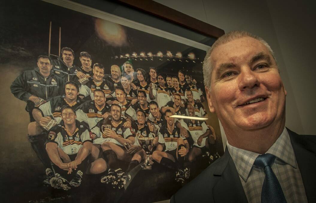 Phil Thomson was the Brumbies team manager when the club won the Super Rugby title in 2001. Photo: Karleen Minney