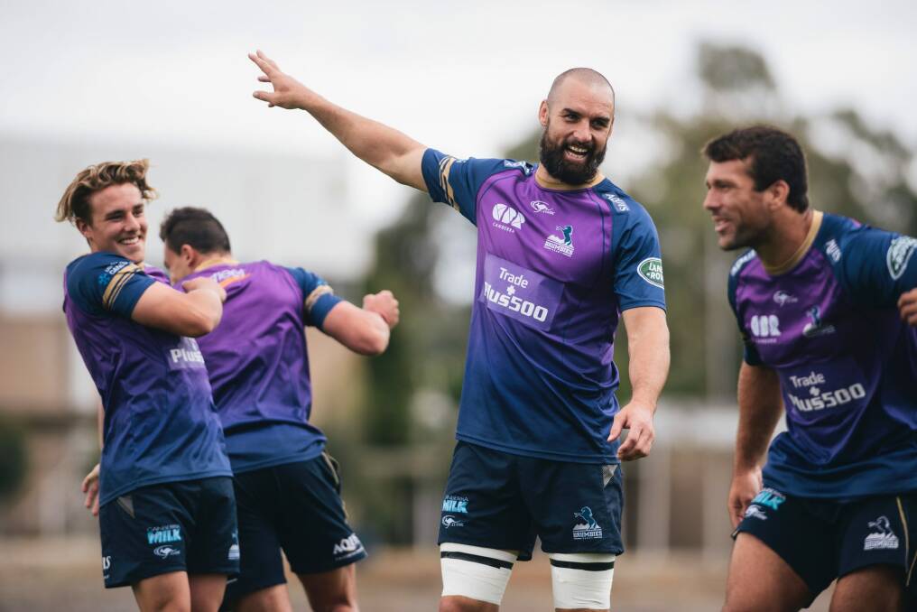 Scott Fardy is set for his return for the Brumbies against the Waratahs on Saturday. Photo: Rohan Thomson