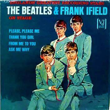 Album cover: The Beatles & Frank Ifield on stage. Photo: Supplied