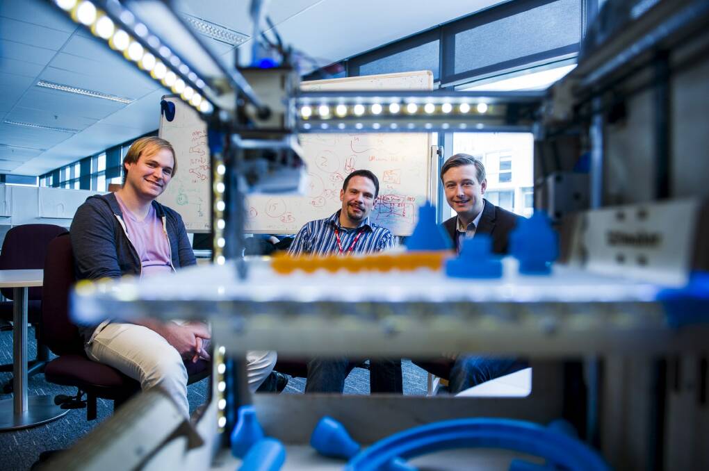 The technology start-up founders say designers can benefit from 3D printing. Photo: Rohan Thomson