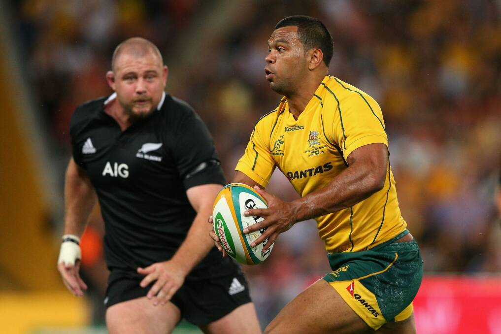 Kurtley Beale has been named on an extended bench for the Wallabies. Photo: Getty Images
