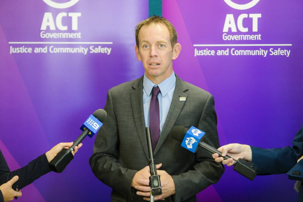 Committee chairman Shane Rattenbury has urged the ACT's Anti-Corruption and Integrity Commission be running by the end of next year. Photo: Sitthixay Ditthavong