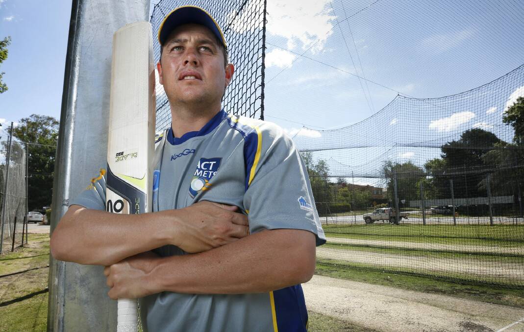 Mark Higgs has urged Cricket ACT to be cautious.  Photo: Jeffrey Chan
