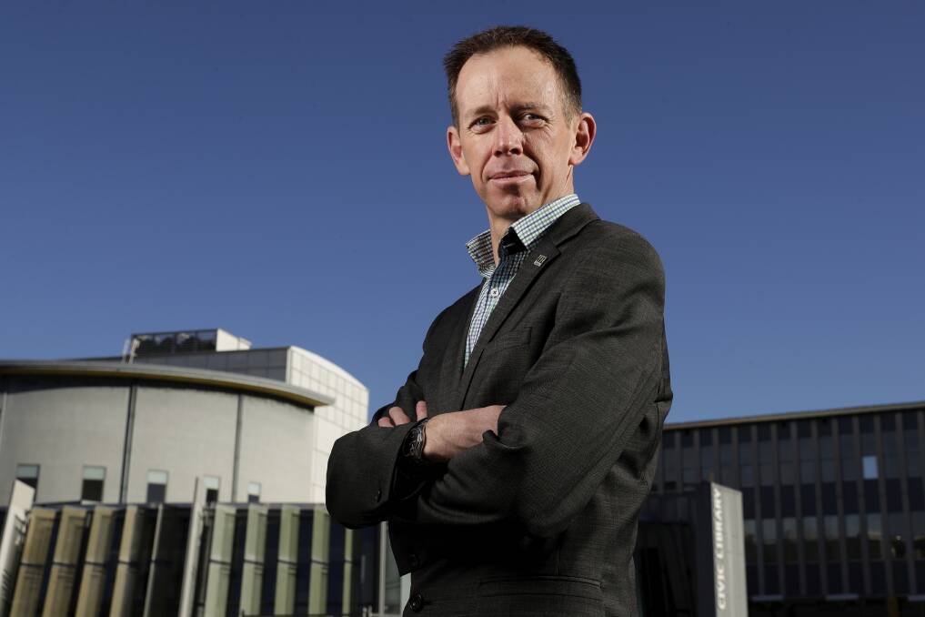 Shane Rattenbury, ACT climate minister, wants protections for the territory if the energy plan is to proceed.  Photo: Alex Ellinghausen