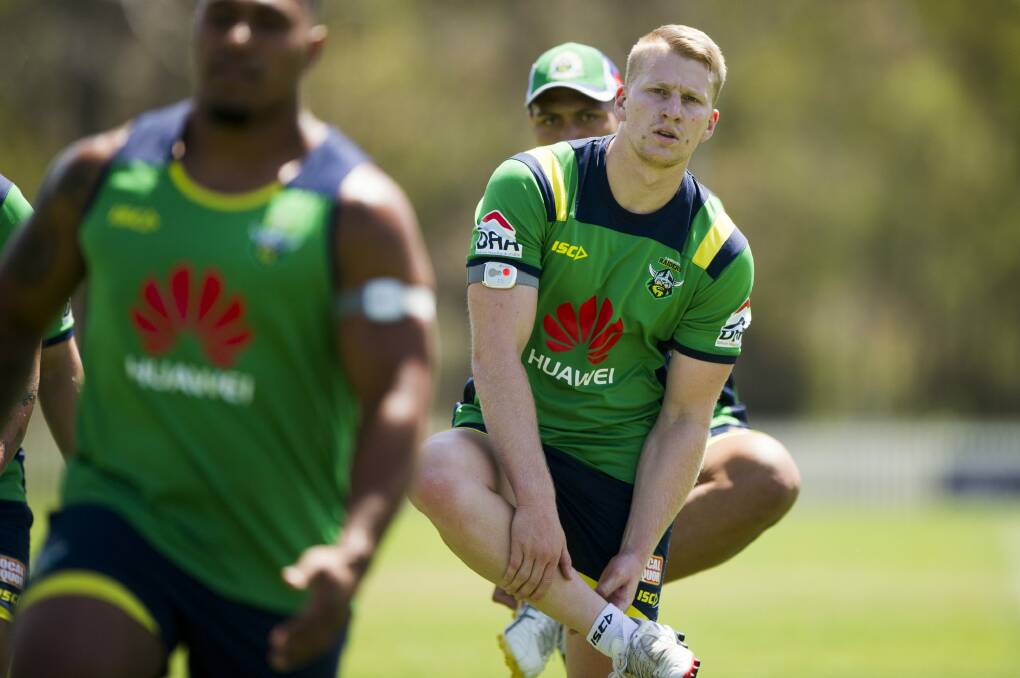Raiders forward Mitch Barnett will return to Canberra after a signed contract was discovered. Photo: Jay Cronan