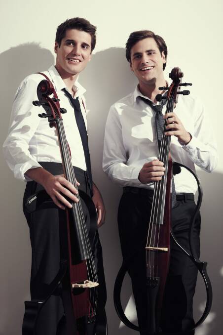 Win tickets: 2CELLOS  are performing at the Lewellyn Centre in January 2015. Photo: supplied