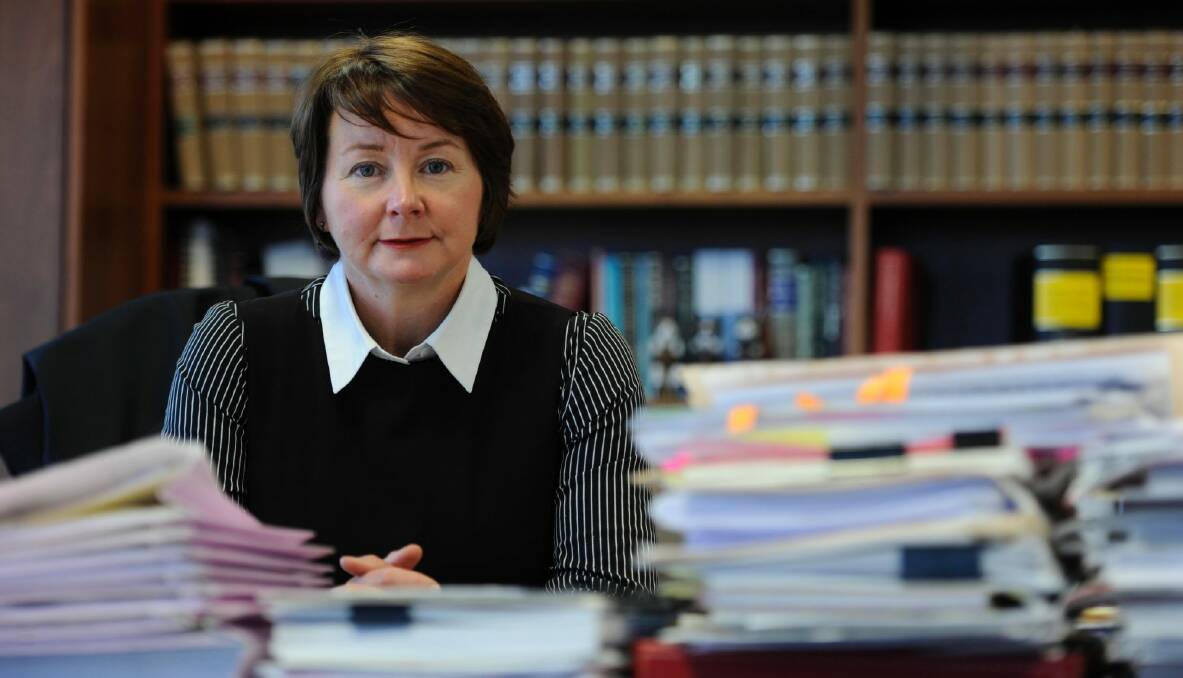 Chief Magistrate Lorraine Walker will be among members of the ACT's new judicial watchdog for minor complaints. Photo: Lannon Harley