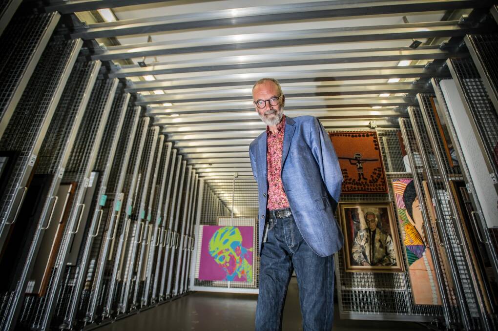 National Portrait Gallery director Angus Trumble says the gallery will close for six months or more next year because there are problems with the building. Photo: karleen minney