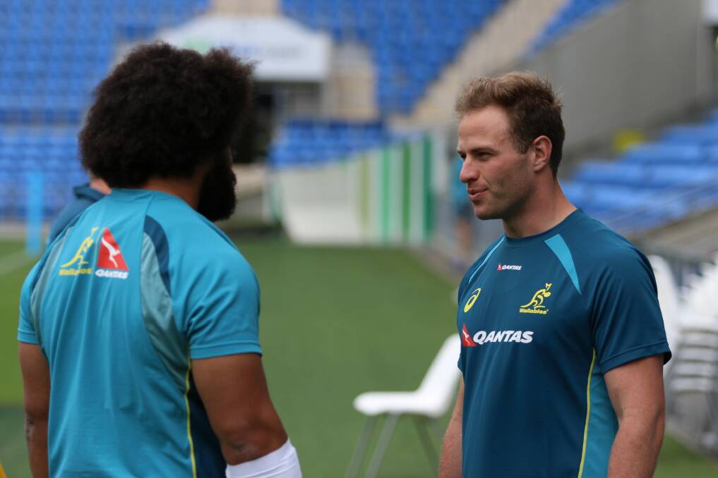 Keen: Retired front-rower Dan Palmer will take charge of the Wallabies scrum during the spring tour. Photo: ARU Media