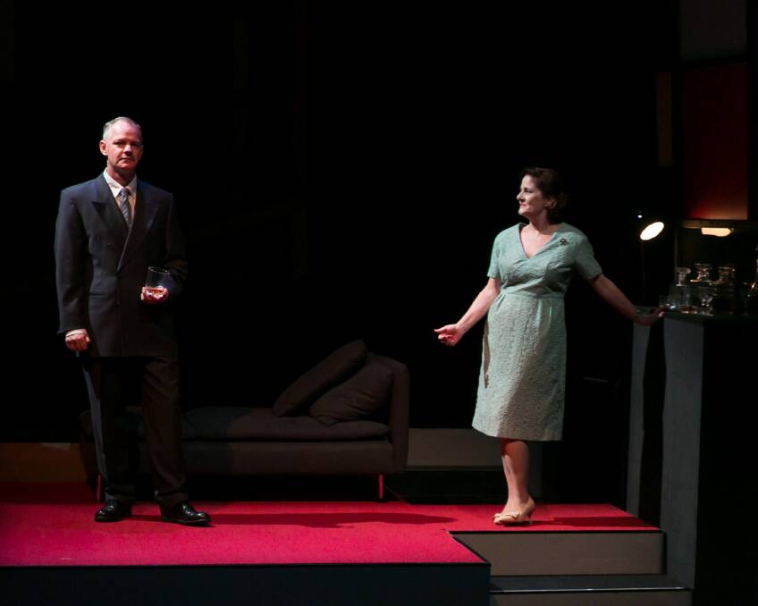 Gerard Carroll as Richard, left, with Sonia Todd as Edith Campbell Berry in <i>Cold Light</i>. Photo: Shelly Higgs