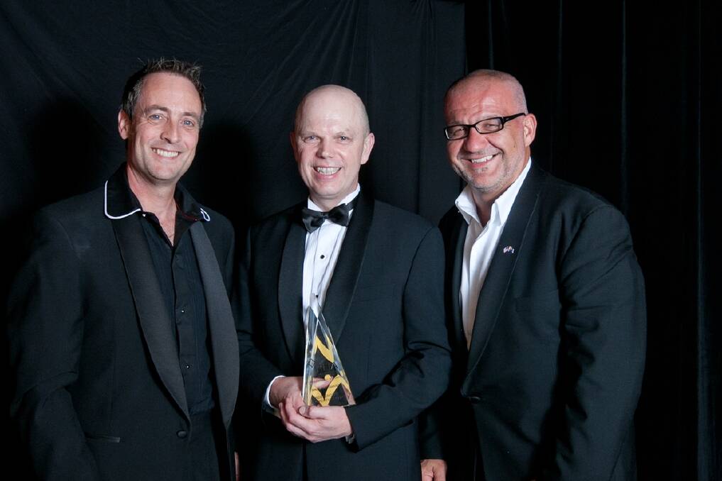 Independent Property Group won seven out of 23 awards at the event.
IPG executives, from left John Minns, John Runko and Stan Platis. Photo: supplied