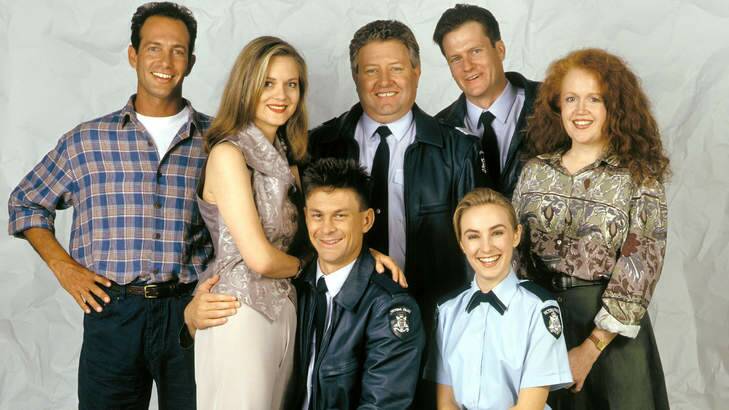 Cast of 1994 of <i>Blue Heelers</i>.