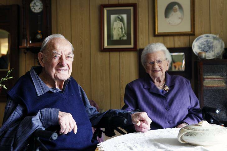 Robert and Hilda McJannett celebrated their 71st wedding anniversary on April 12th. Photo: Katherine Griffiths