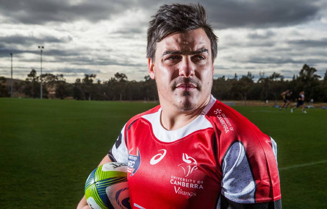 Queanbeyan Whites captain Dan Penca gets rare chance to start for the Canberra Vikings this weekend. Photo: Matt Bedford