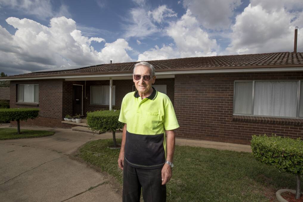 Lino Rovere had to pay $11,000 in land tax for his granny flat, despite a letter from the government in 2000 saying he was exempt from the charge.  Photo: Sitthixay Ditthavong