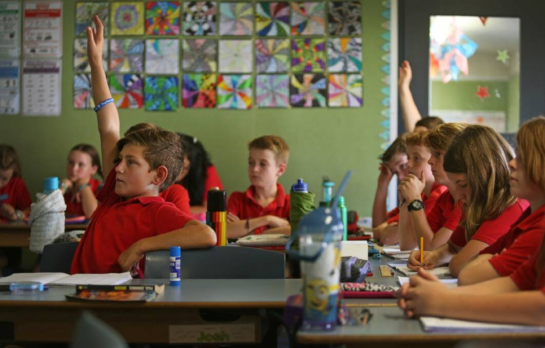 The study looked at the NAPLAN results of 300,000 year 3 students. Photo: Marina Neil