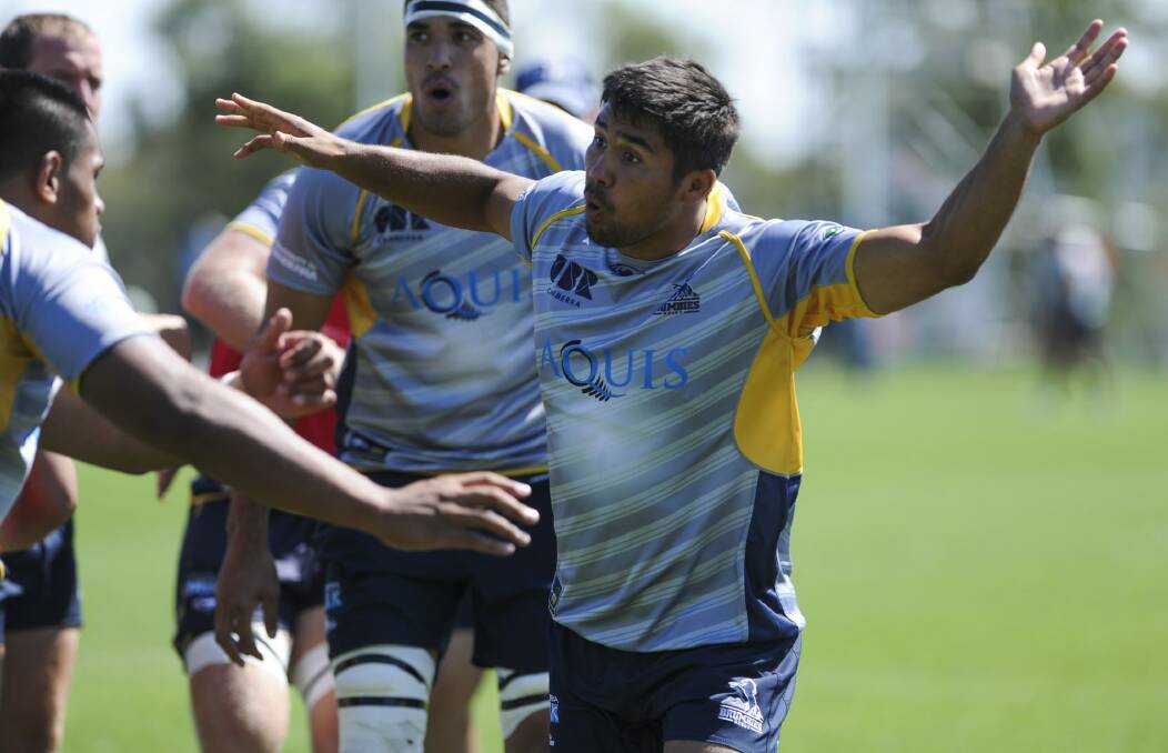 Jarrad Butler is back in the Brumbies' starting side to play the Western Force. Photo: Graham Tidy