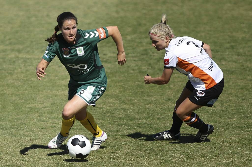Kendall Fletcher in action for Canberra United last season. Photo: Getty Images