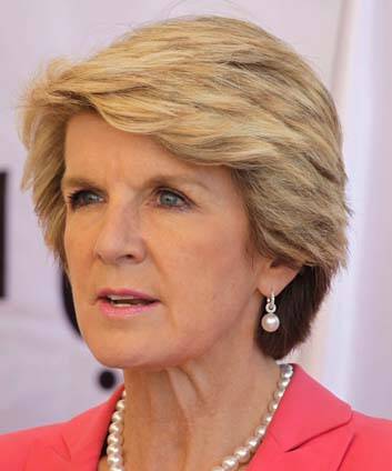 "I'm continuing to raise this matter with Egyptian authorities": Foreign Affairs Minister Julie Bishop. Photo: AP