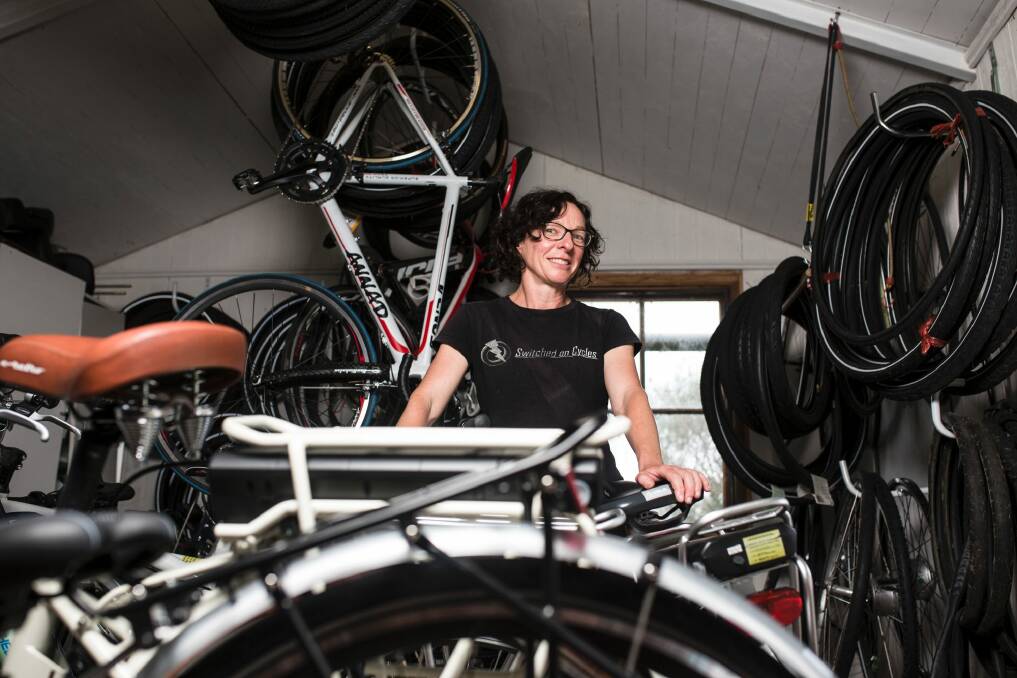 Switched on Cycles owner Simone Annis. Photo: Jamila Toderas Photo: Jamila Toderas