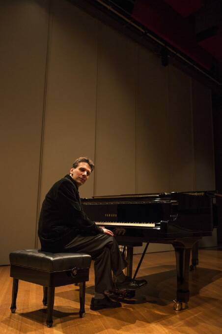Prodigy: Alexander Boyd, the grandson of the late artist, Arthur, performed at the National Gallery of Australia on Sunday. Photo: Jamila Toderas