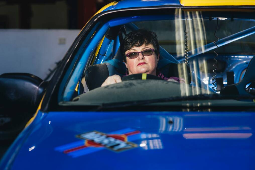 Rally driver Lynda Leigh wants all Australians to learn how to drive on the dirt. Photo: Rohan Thomson