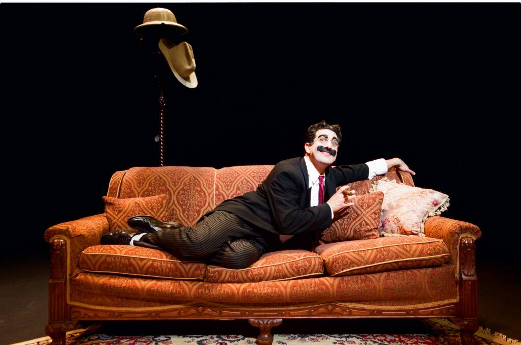 Frank Ferrante as Groucho Marx in <i>An Evening With Groucho</i>. Photo: Supplied