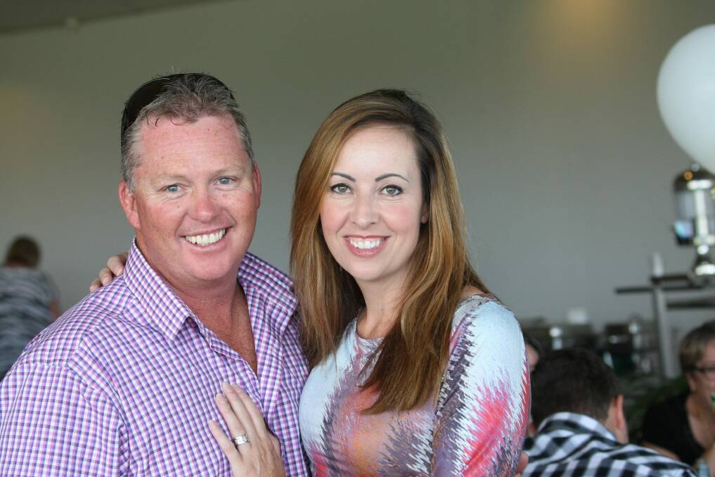 Horseowner Danielle Cleary, with fellow owner and husband Matthew, has created the Black Opal Experience event which will combine fine fashion and stories of racing glories past at Hotel Realm on February 15. Photo: act\matthew.raggatt