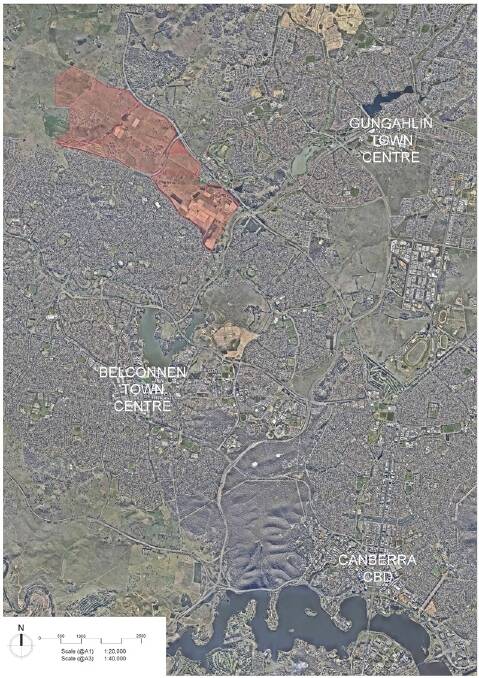 The CSIRO plans to allow a developer onto its Ginninderra field station land for an urban development. Photo: Supplied