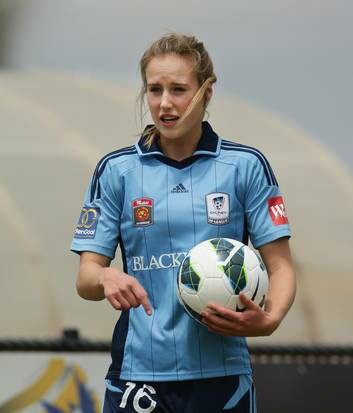 Sydney FC's Ellyse Perry will take on her former Canberra United teammates for the first time this weekend. Photo: Getty Images