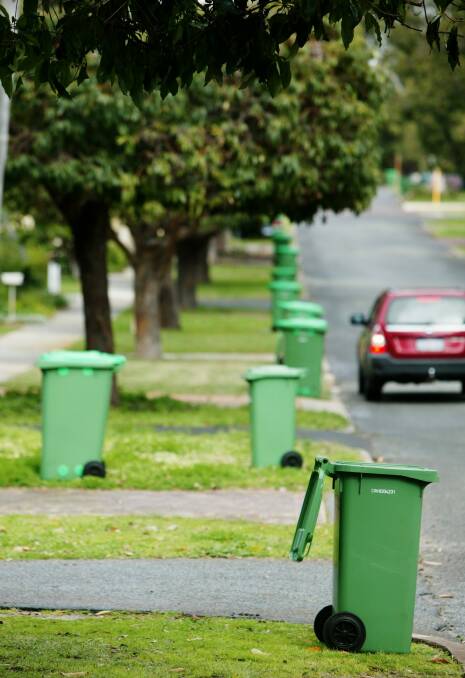 Transport Canberra have released a draft policy for multi-unit developments to have green bins. Photo: Erin Jonasson