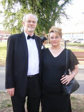 Writing: Martin O'Reilly, whose Umbria Series of novels is being produced for television, and his wife Ingrid Neubrandt.
