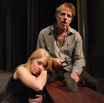 Laura Dawson (as Lucie Manette and Don Smith as Dr Manette in <i>A Tale of Two Cities</i>. Photo: Lauren Sadow