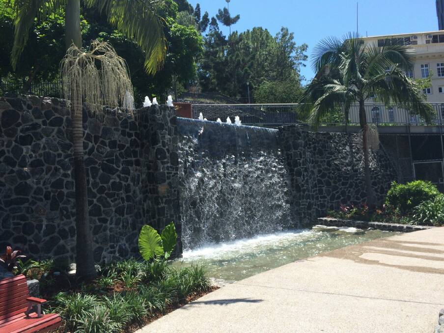 The fountain at Emma Miller Place was restored in 2015. Photo: Cameron Atfield