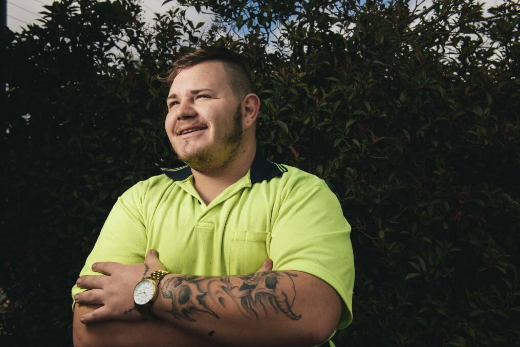 New life: Brodie Scarsi has turned his life around with help from the PCYC's program. 

 Photo: Rohan Thomson