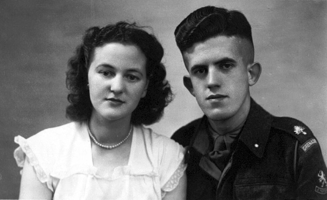 'We were made for each other,' Dirk Bouma says of wife Anne van Til, both pictured here in 1947. Photo: Supplied