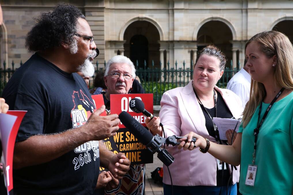 The Wangan and Jagalingou campaign launch in March. Photo: Supplied