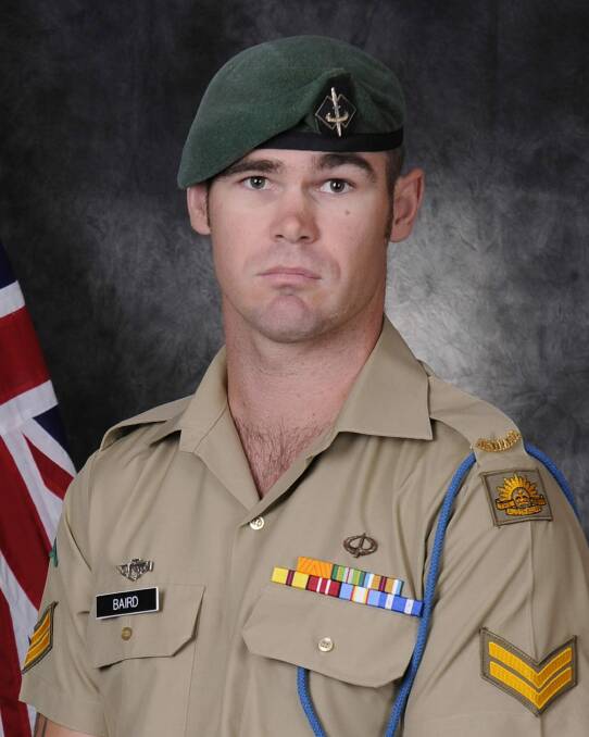Killed in action: Corporal Cameron Stewart Baird was awarded a Victoria Cross for his actions in Afghanistan. Photo: Supplied