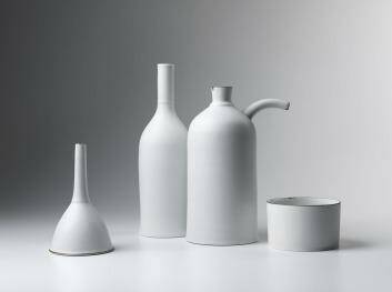 Kirsten Coelho's Funnel, Bottle, Oil Can, Bowl (2015) is on show at ANU Drill Hall Gallery. Photo: supplied